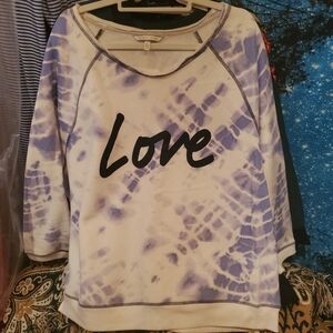 Victoria's Secret Tie-Dye 'Love' Sweatshirt XL